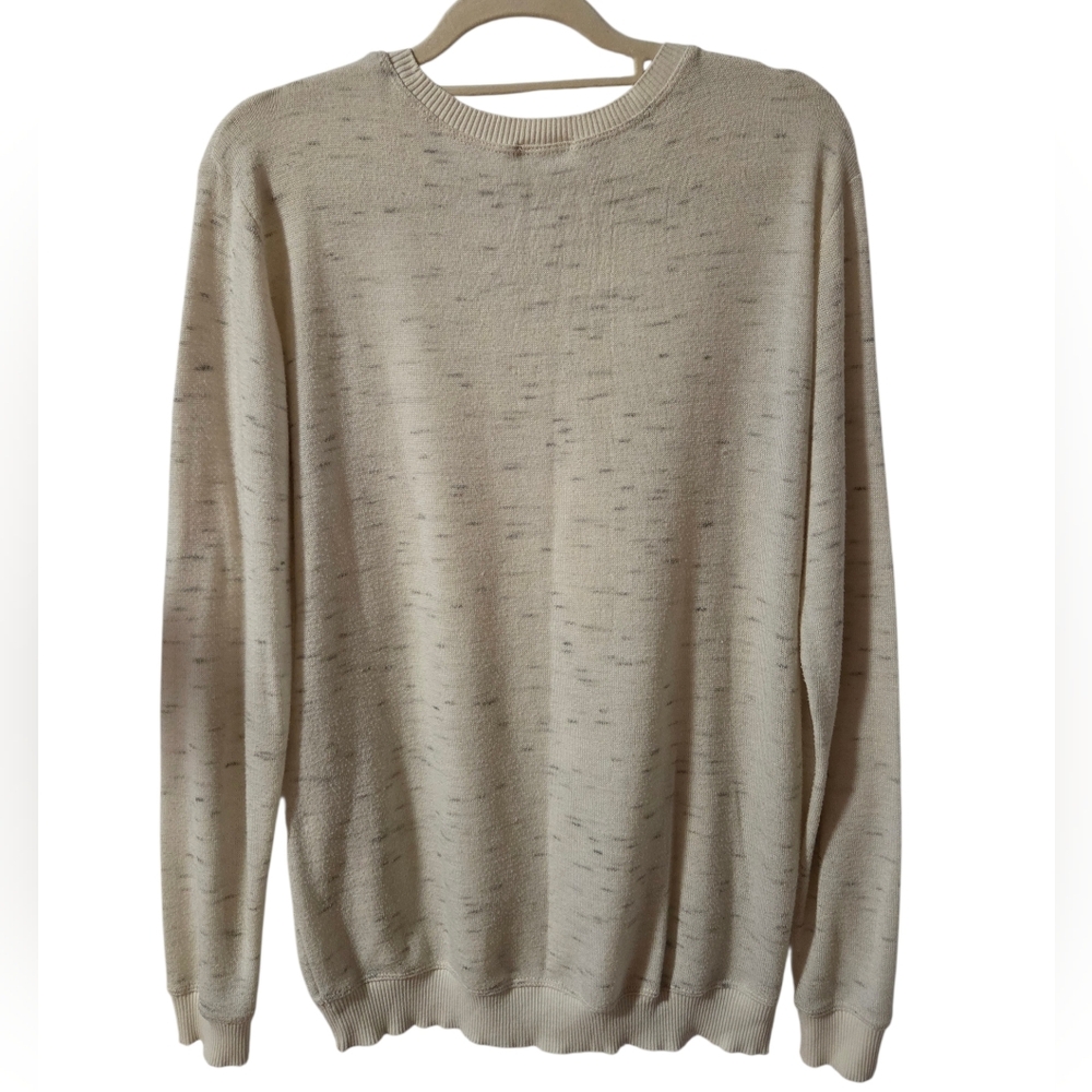 🎉 3/$60 Aritzia Wilfred Cream Knit Crewneck Sweater Size Small - Picture 3 of 6